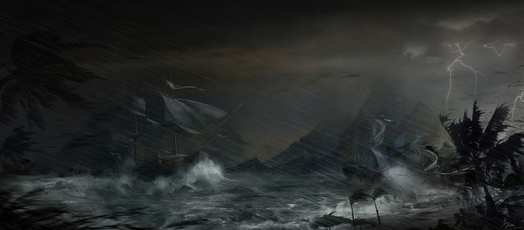 1600x706_17598_Tropical_Storm_2d_fantasy_illustration_ship_wreck_storm_landscape_picture_image_digital_art