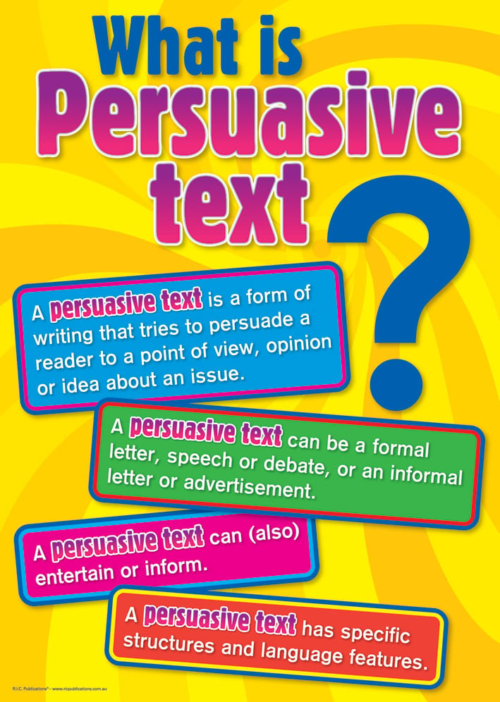 persuasive texts video